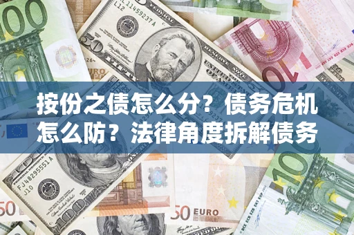 济南按份之债怎么分？债务危机怎么防？法律角度拆解债务分配与风险自保指南