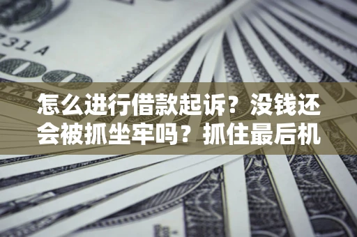 济南怎么进行借款起诉？没钱还会被抓坐牢吗？抓住最后机会！