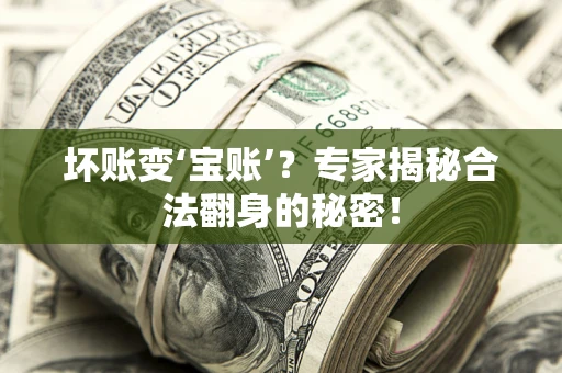 济南坏账变‘宝账’？专家揭秘合法翻身的秘密！